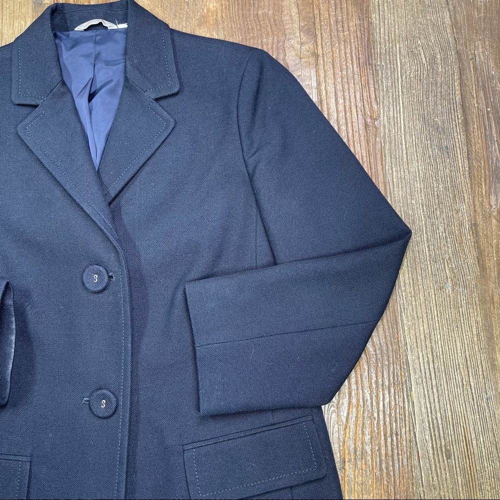 Blazer Barney's New York Classique - Marine Et Velours, Taille 8, Occasion Très Bon état